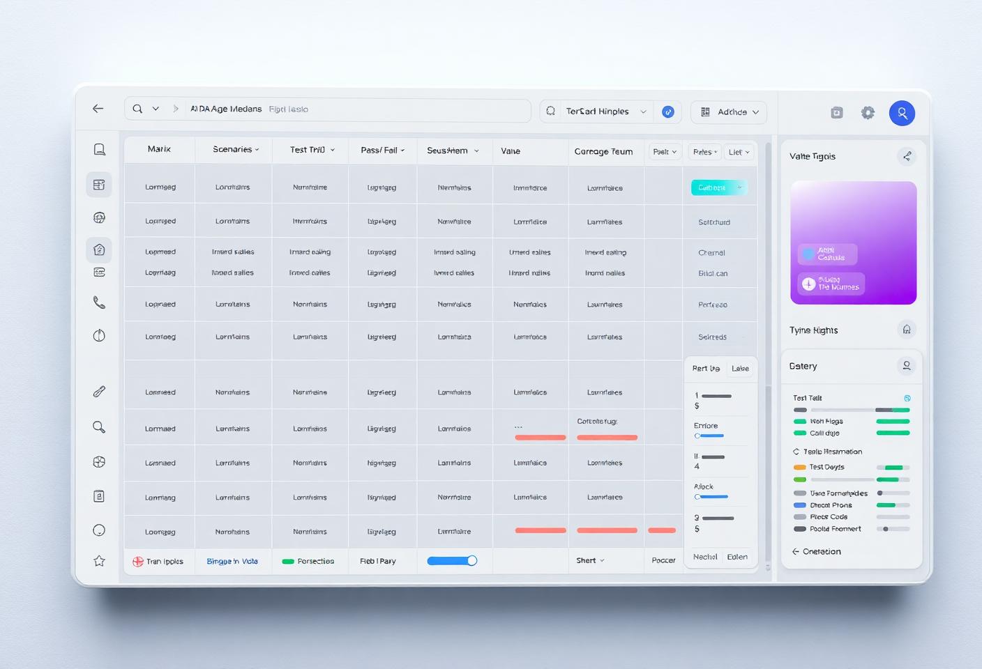 AI code testing starter kit interface mockup